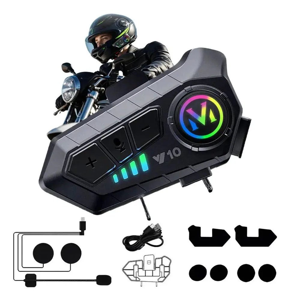 Intercomunicador V10 pa’ casco
